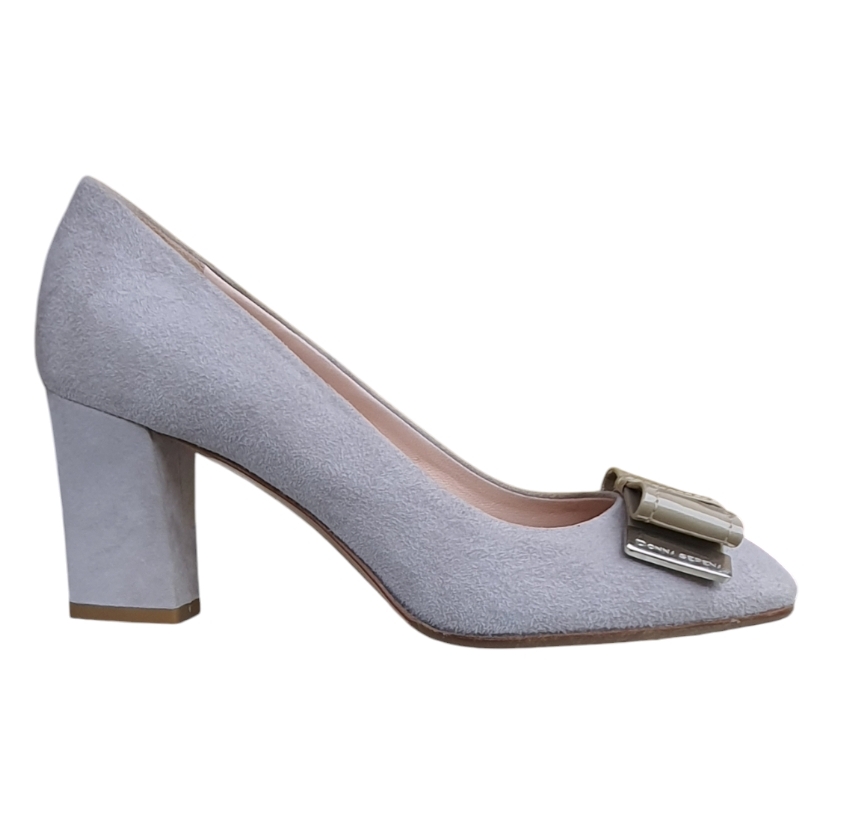 Donna Serena 7914 Camoscio-vernice ciottolo